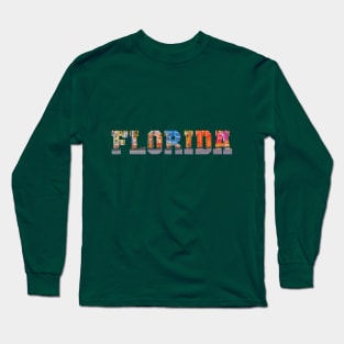 United States. Florida city t shirt design Long Sleeve T-Shirt